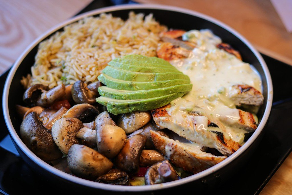 Avocado Harvest Chicken Bowl at Tequila Fuego Longview